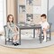 3 Pieces Wooden Children Furniture Set Including 2 Armless Chair and 1 Table